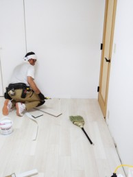 カーペットからフローリングに変更してすっきり広々　大田区M様邸